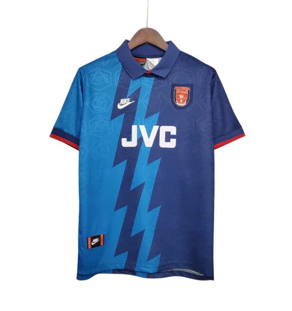 Camisa Retrô Arsenal Away 95/96 Torcedor Nike Masculina - Azul Marinho