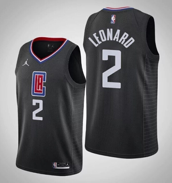 Regata NBA Los Angeles Clippers Nike Authentic Swingman Leonard 2 - Preta