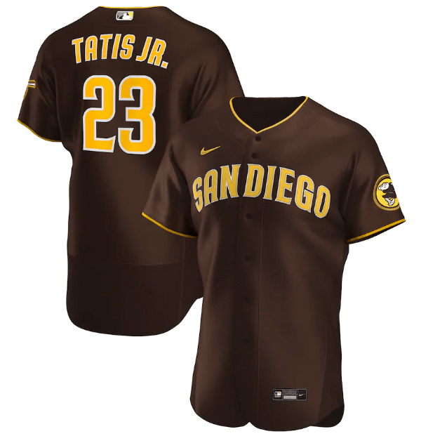 Jersey San Diego Padres Marrom Authentic