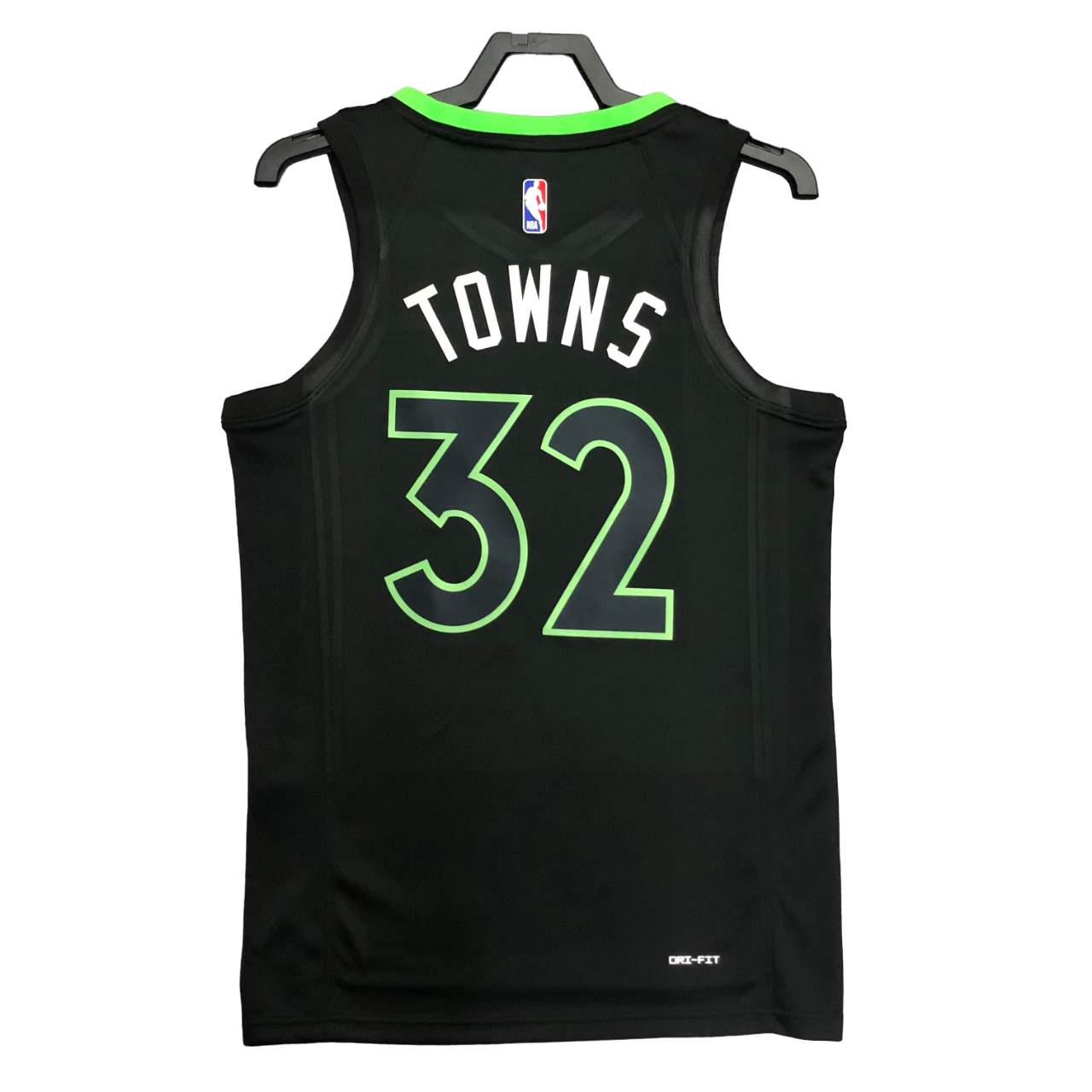 Regata NBA Minnesota Timberwolves Jordan Authentic Towns 32 - Preta - Imagem 2