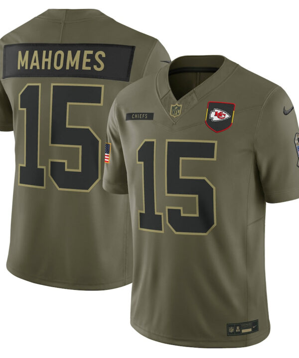 Camisa NFL Kansas City Chiefs Vapor F.U.S.E. Limited Jersey Salute To Service 2025