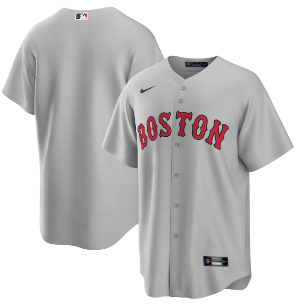 Jersey Boston Red Sox Cinza Torcedor