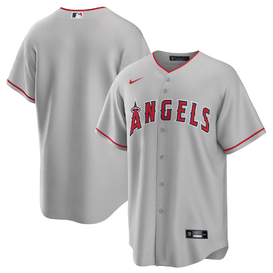 Jersey Los Angeles Angels Cinza Torcedor