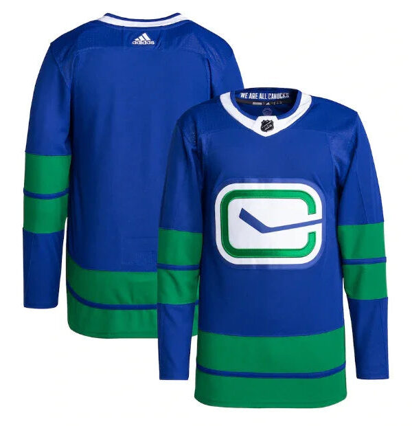 Camisa NHL Vancouver Canucks Jersey Azul/Verde