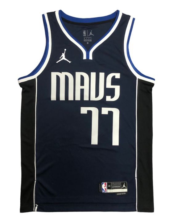 Regata NBA Dallas Mavericks Jordan Authentic Doncic 77 - Azul