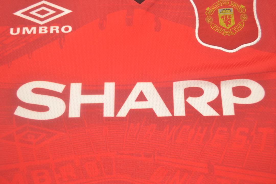 Camisa Manchester United Home 94/96 - Versão Retrô "Cantona" Nº 7 - Imagem 7