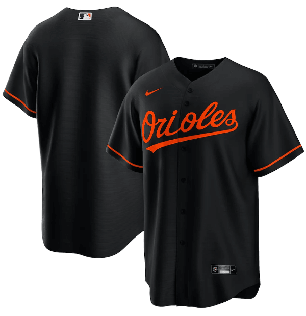 Jersey Baltimore Orioles Preta Torcedor