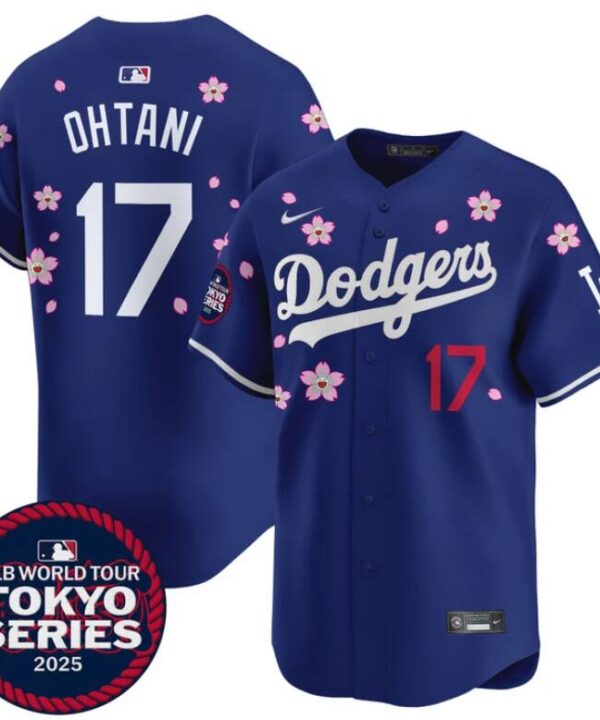 Camisa MLB Los Angeles Dodgers Jersey Azul Tokyo Series 2025