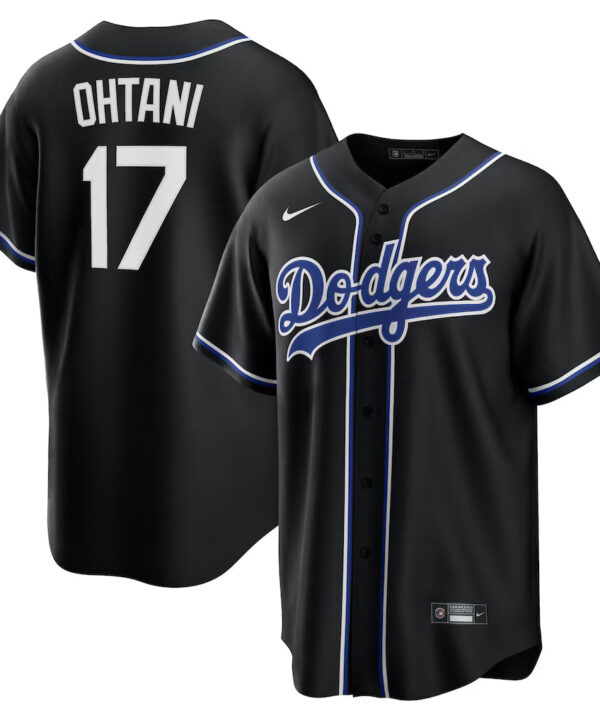 Camisa MLB Los Angeles Dodgers Jersey Preta/Azul