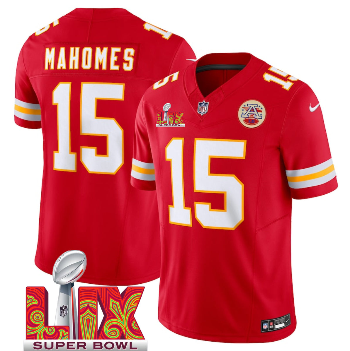 Camisa NFL Kansas City Chiefs Vapor F.U.S.E. Limited Jersey SB LVIX - Imagem 2