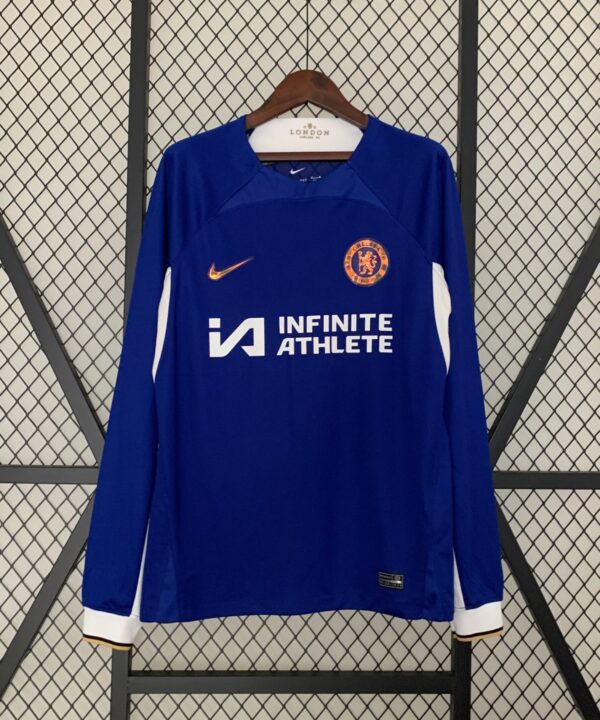Camisa Chelsea 2023/24 Home - Manga Longa