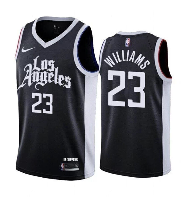 Regata NBA Los Angeles Clippers City 20/21 Edition Nike Authentic Swingman Williams 23 - Preta