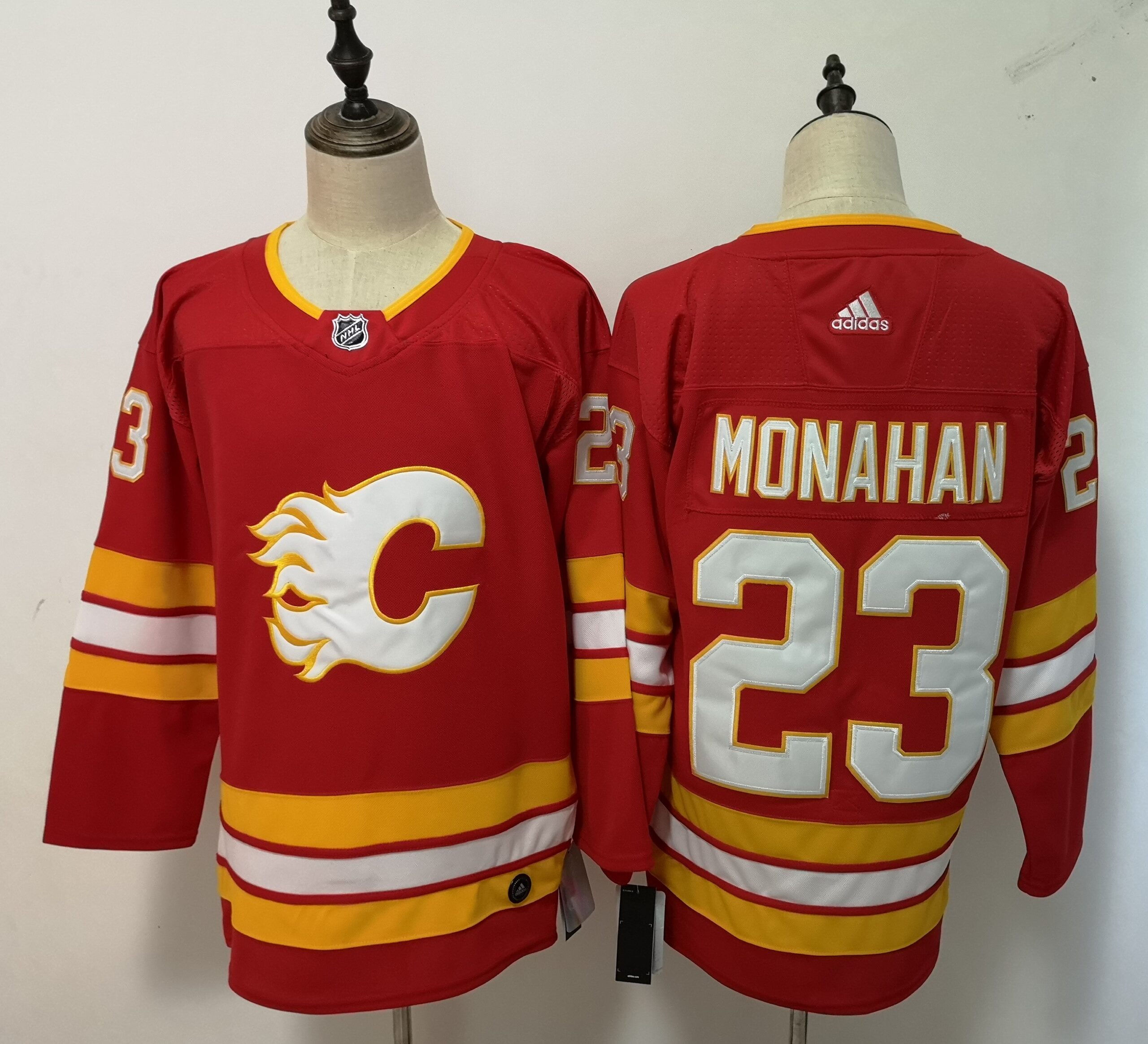 Camisa NHL Calgary Flames Jersey Vermelha/Amarela - Imagem 4