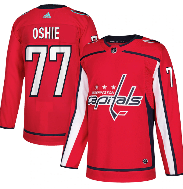 Jersey Washington Capitals Vermelha