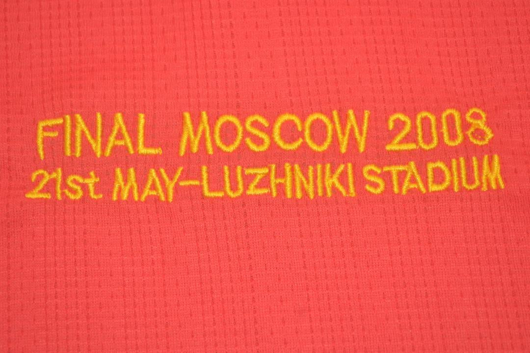 Camisa Manchester United Manga Longa Home 07/08 - Versão Retrô - Imagem 12