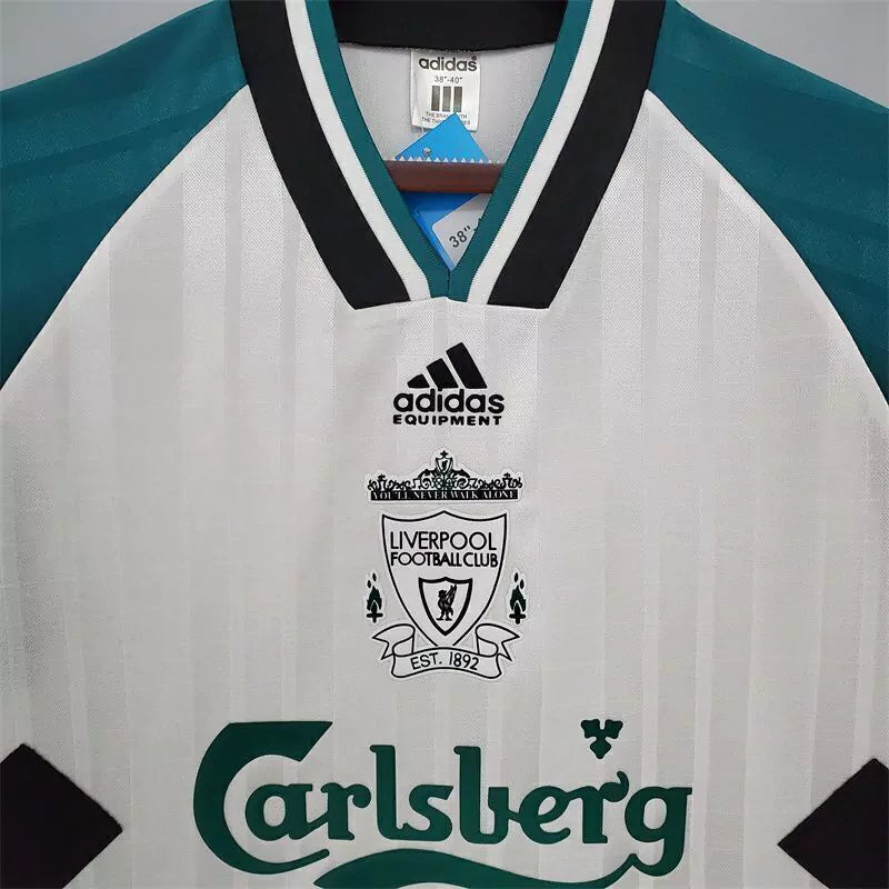Camisa Retrô Liverpool 1993/95 Adidas Masculino Branco - Imagem 8