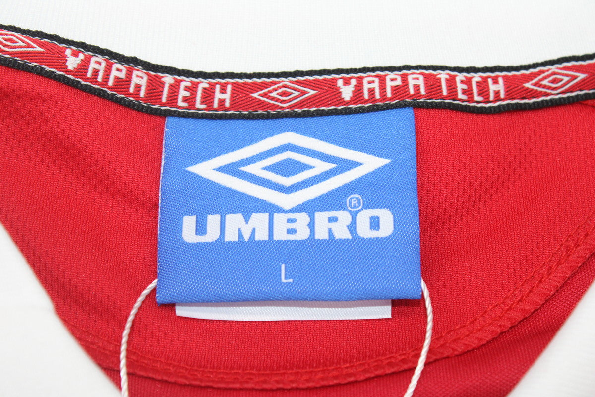 Camisa Manchester United Manga Longa 1999 - Versão Retrô "Beckham" Nº 7 - Imagem 7