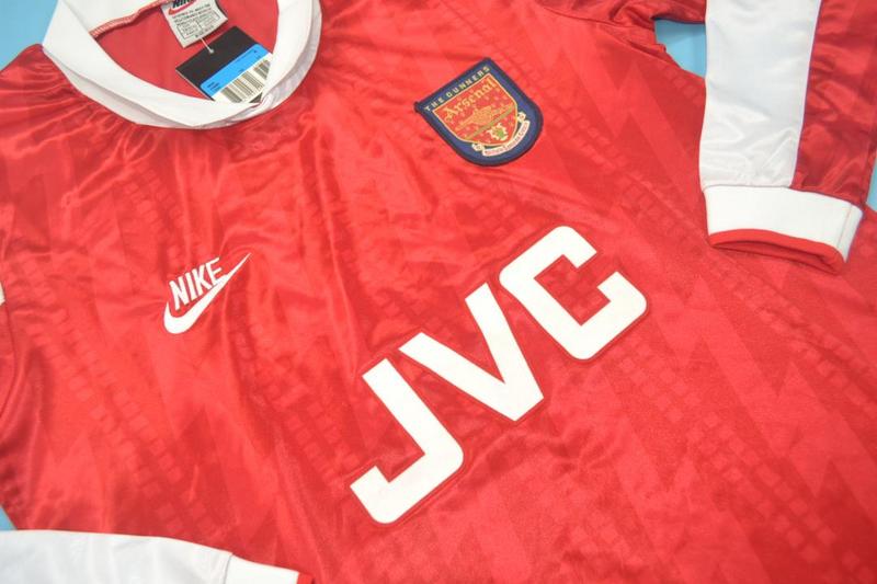 Camisa Arsenal Manga Longa Home 95/96 - Versão Retrô - Imagem 8