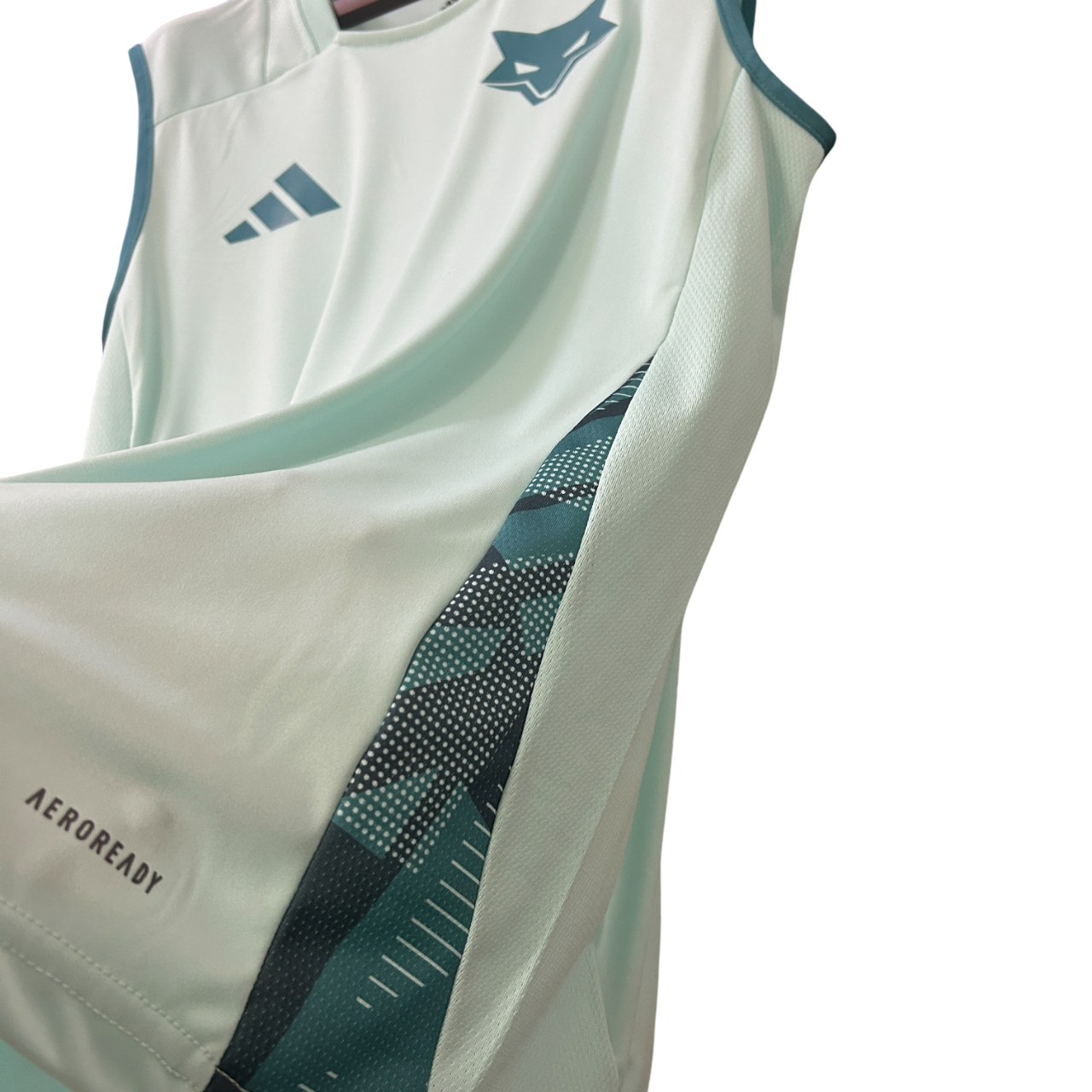 Camisa Regata Cruzeiro Treino 25/26 Adidas Masculina - Azul claro - Imagem 3