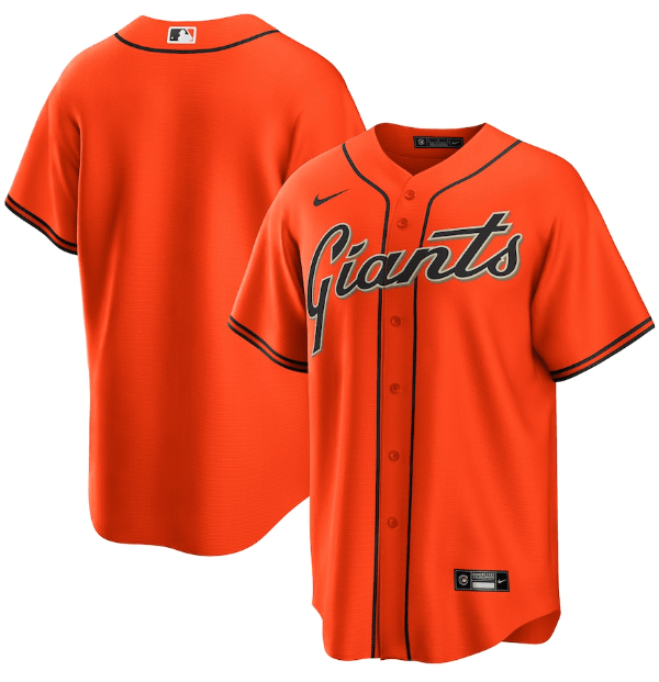 Jersey San Francisco Giants Laranja Torcedor