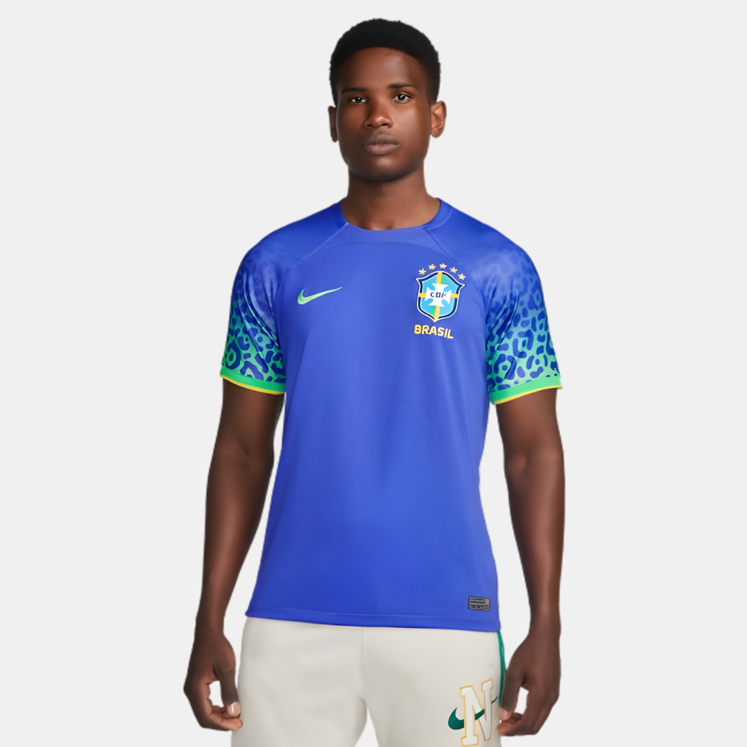 Camisa Seleção Brasileira II 2022 Torcedor Nike Masculina - Azul