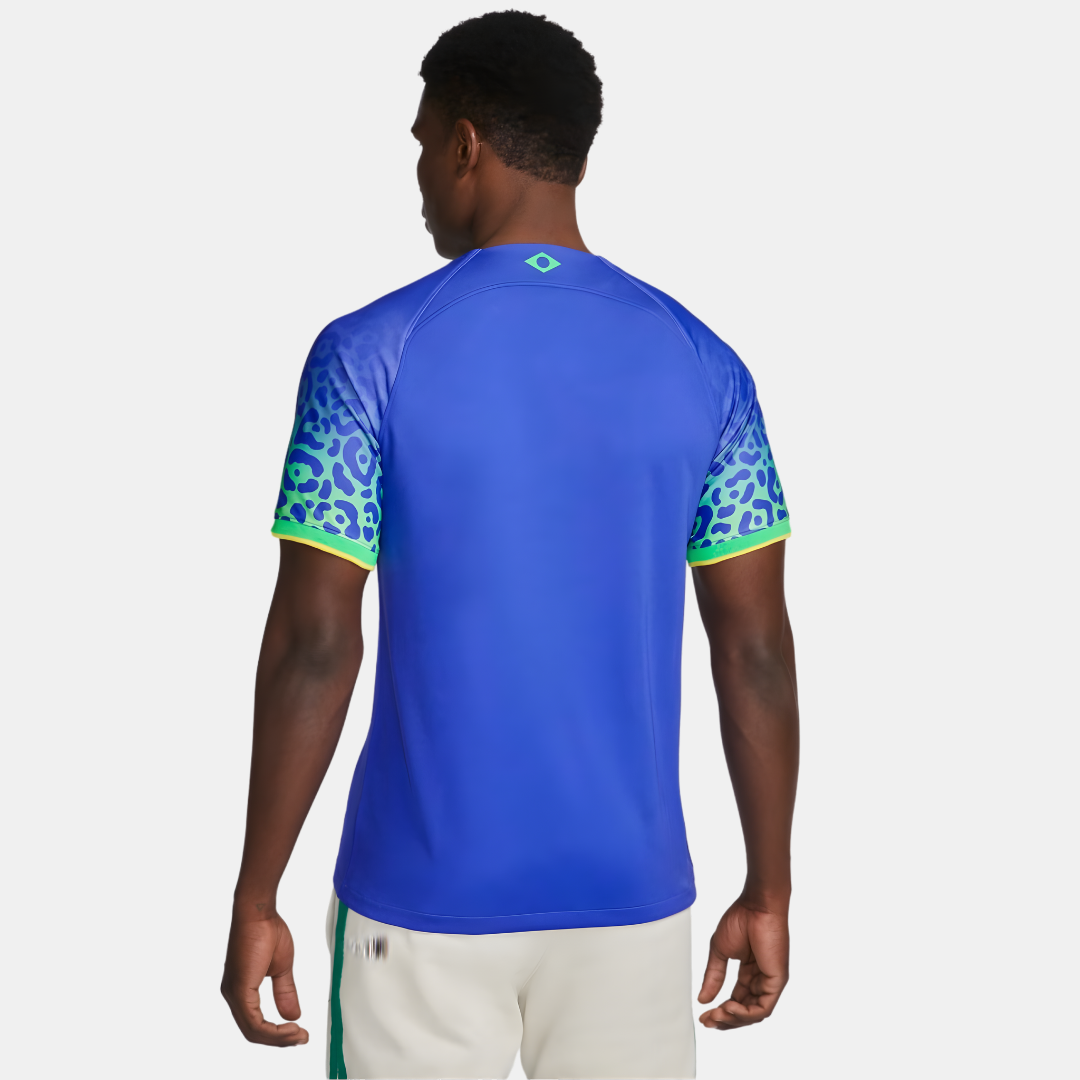 Camisa Seleção Brasileira II 2022 Torcedor Nike Masculina - Azul - Imagem 2