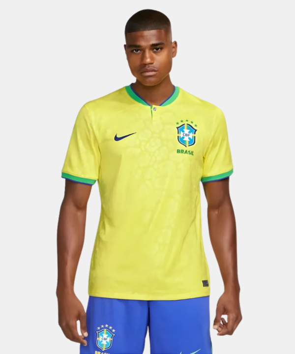 Camisa Seleção Brasileira I 2022 Torcedor Nike Masculina - Amarela