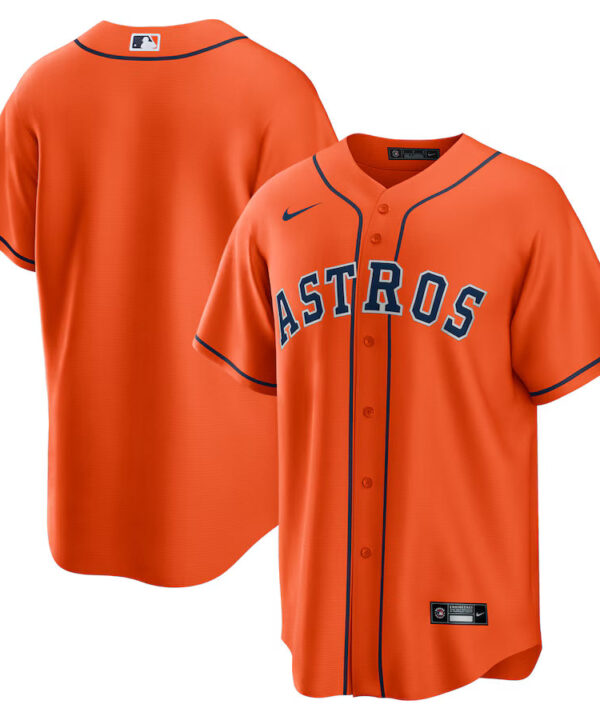 Jersey Houston Astros Laranja Torcedor