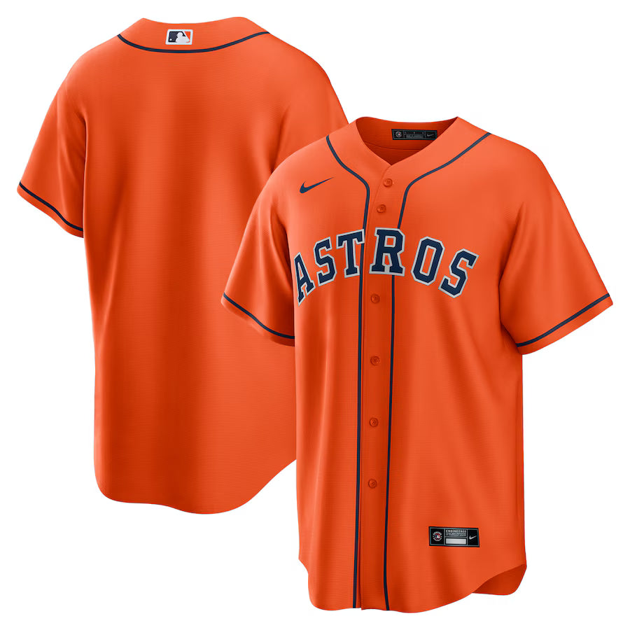Jersey Houston Astros Laranja Torcedor