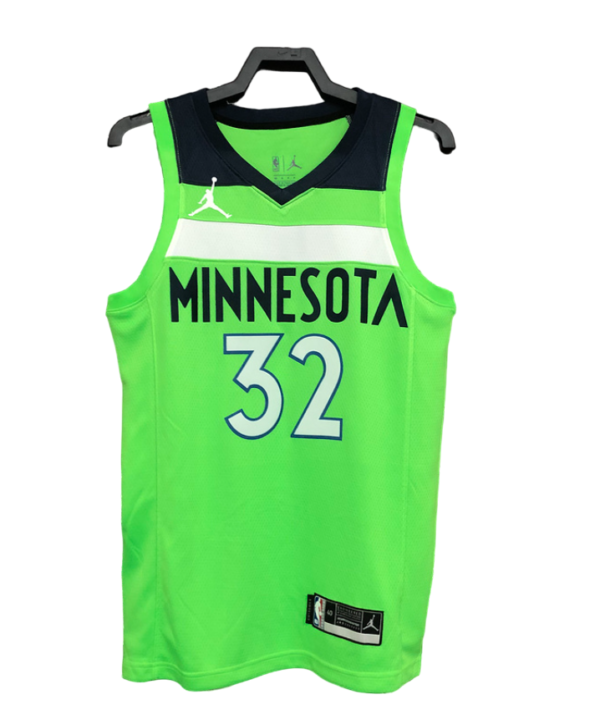 Regata NBA Minnesota Timberwolves Jordan Authentic Towns 32 - Verde