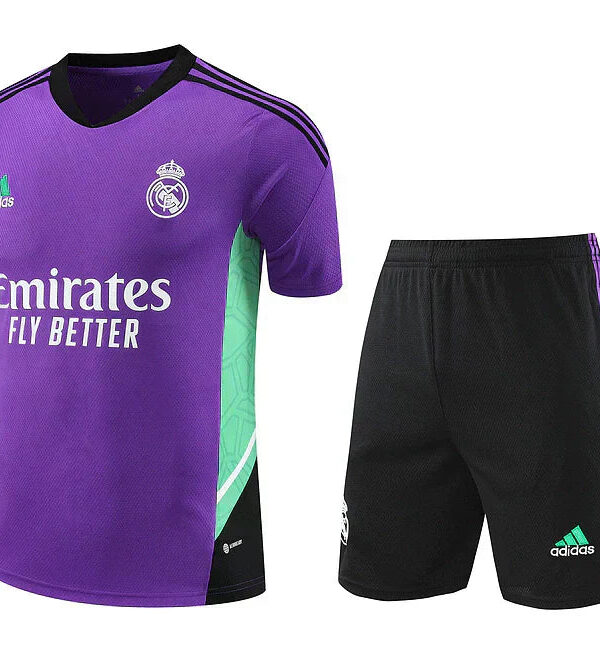 Kit Treino Real Madrid 23/24 - Roxo II