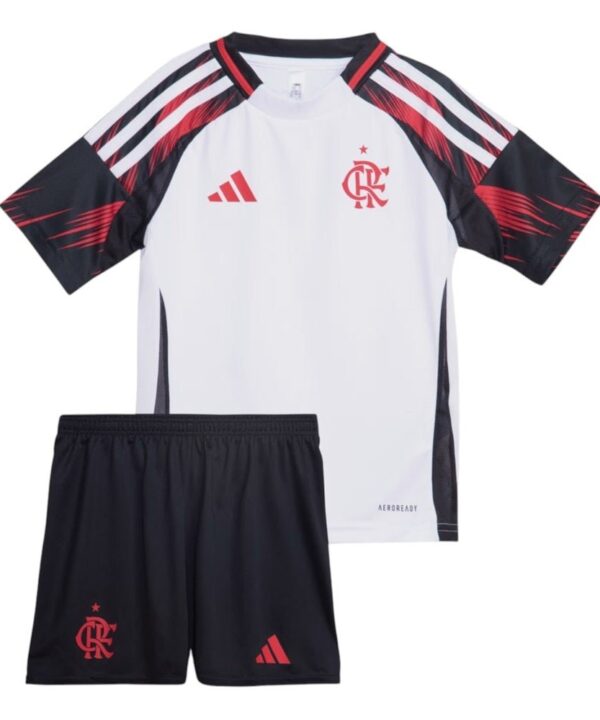 Kit Infantil Flamengo II 25/26 Torcedor Adidas - Branco