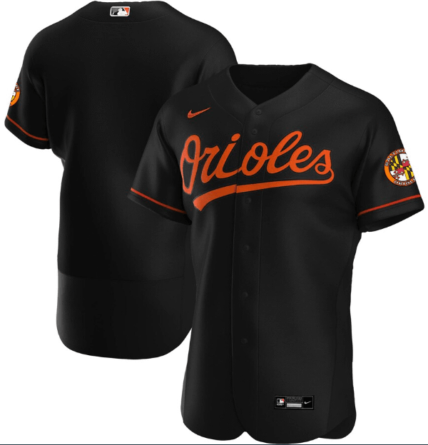 Jersey Baltimore Orioles Preta Authentic