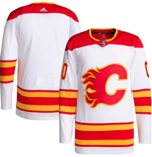 Camisa NHL Calgary Flames Jersey Branca