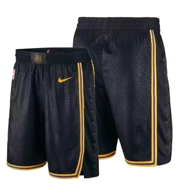 Bermuda NBA Los Angeles Lakers Mamba Edition Nike Authentic - Preta