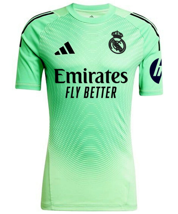 Camisa Real Madrid Goleiro 25/26 s/n° Torcedor Adidas Masculino - Verde