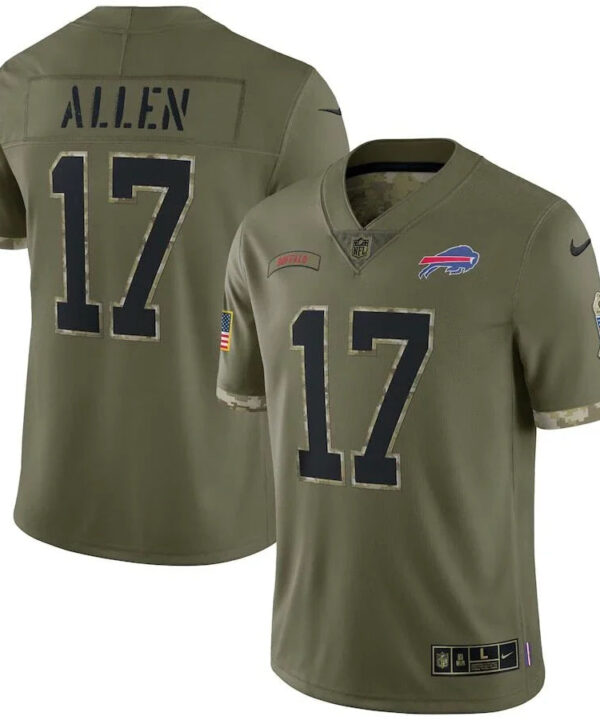 Camisa NFL Buffalo Bills Vapor Limited Jersey Salute To Service 2022