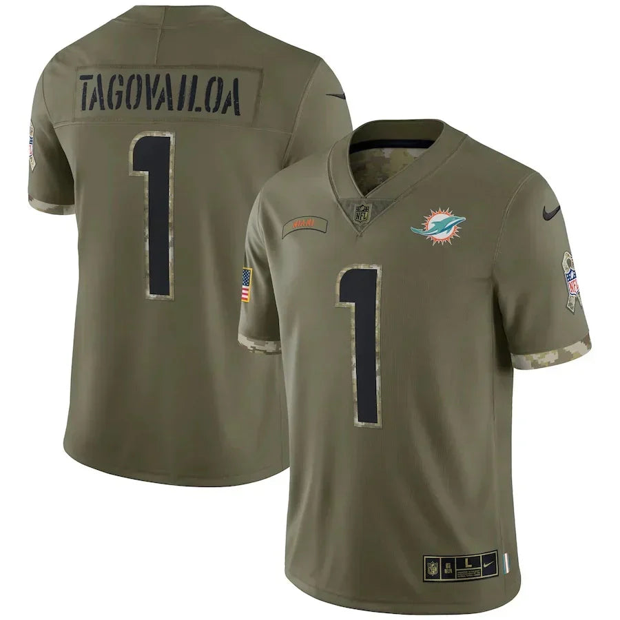 Camisa NFL Miami Dolphins Vapor Limited Jersey Salute To Service 2022