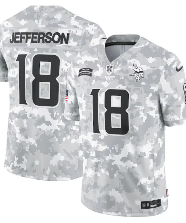 Camisa NFL Minnesota Vikings Vapor F.U.S.E. Limited Jersey Salute To Service 2024