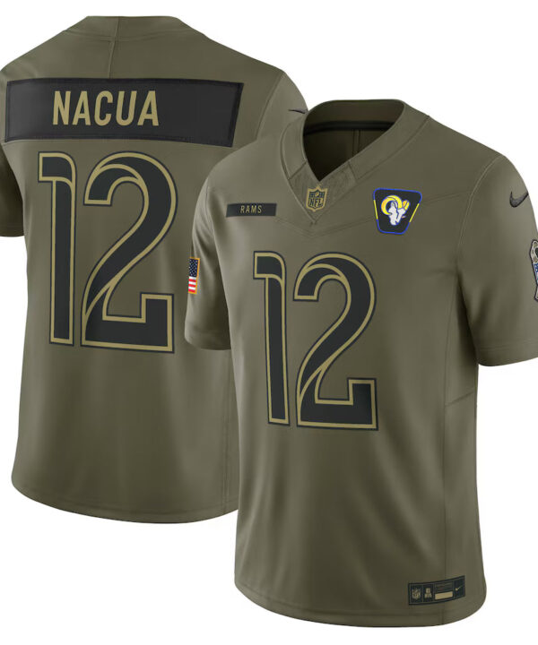 Camisa NFL Los Angeles Rams Vapor F.U.S.E. Limited Jersey Salute To Service 2025