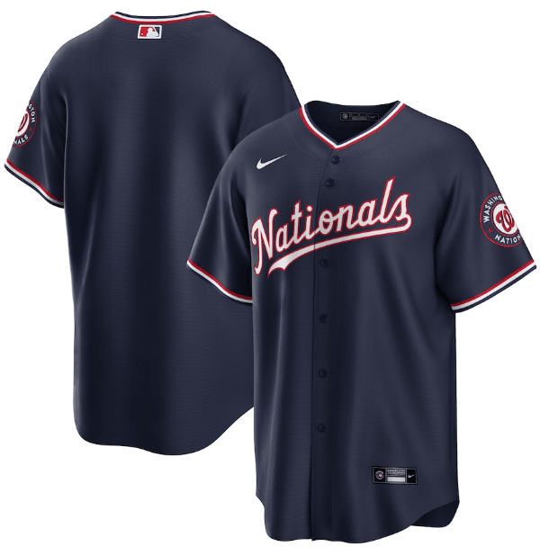 Jersey Washington Nationals Azul Torcedor