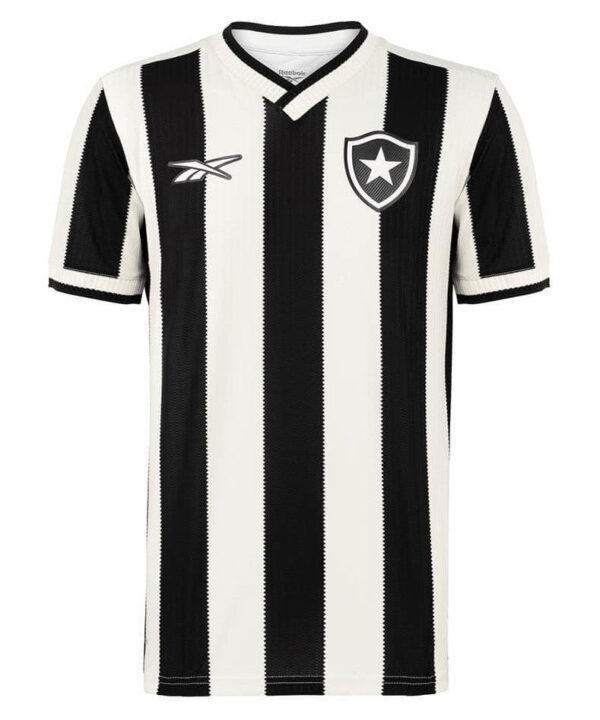 Camisa Botafogo 24/25 Home Reebok Torcedor - Preta e Branca