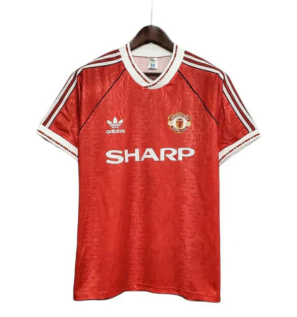 Camisa Manchester United Retrô 1990/1992 Vermelha - Adidas