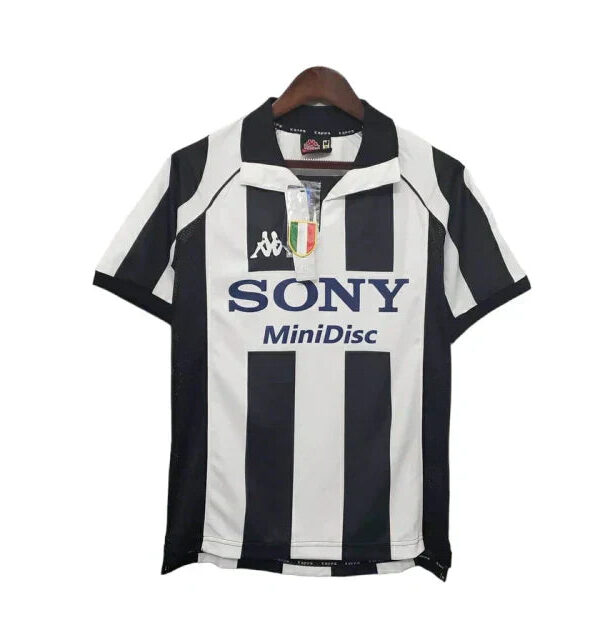 Camisa Juventus Retrô 1997/1998 Preta e Branca - Kappa
