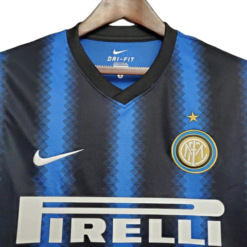 Camisa Inter de Milão Retrô 10/11 - Nike - Preta e Azul - Imagem 3