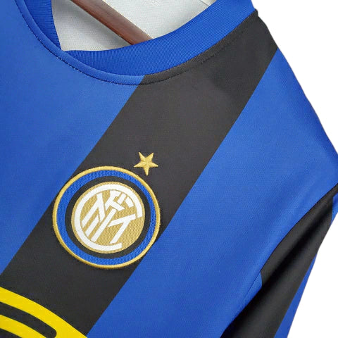 Camisa Inter de Milão Retrô 2008/2009 Azul e Preta - Nike - Imagem 7