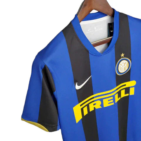 Camisa Inter de Milão Retrô 2008/2009 Azul e Preta - Nike - Imagem 9