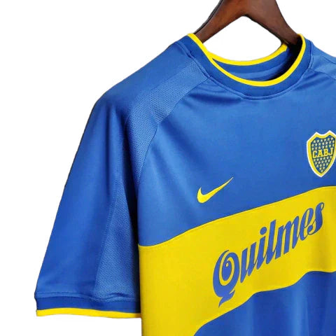 Camisa Boca Juniors Retrô 99/00 - Nike - Azul e Amarela - Imagem 4