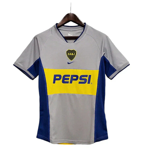 Camisa Boca Juniors Retrô 2002 Cinza - Nike