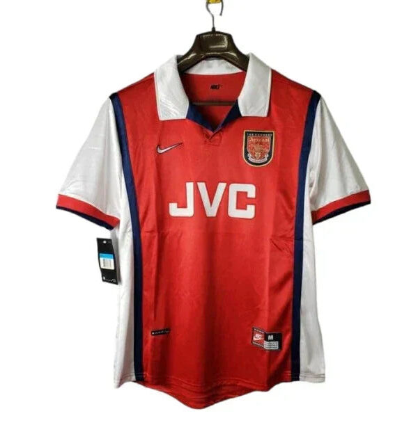 Camisa Arsenal Retrô 1998 Vermelha e Branca - Nike